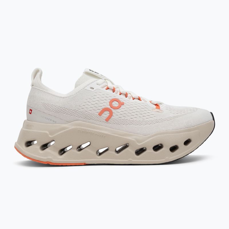Buty do biegania damskie On Cloudsurfer Max ivory/salmon 2