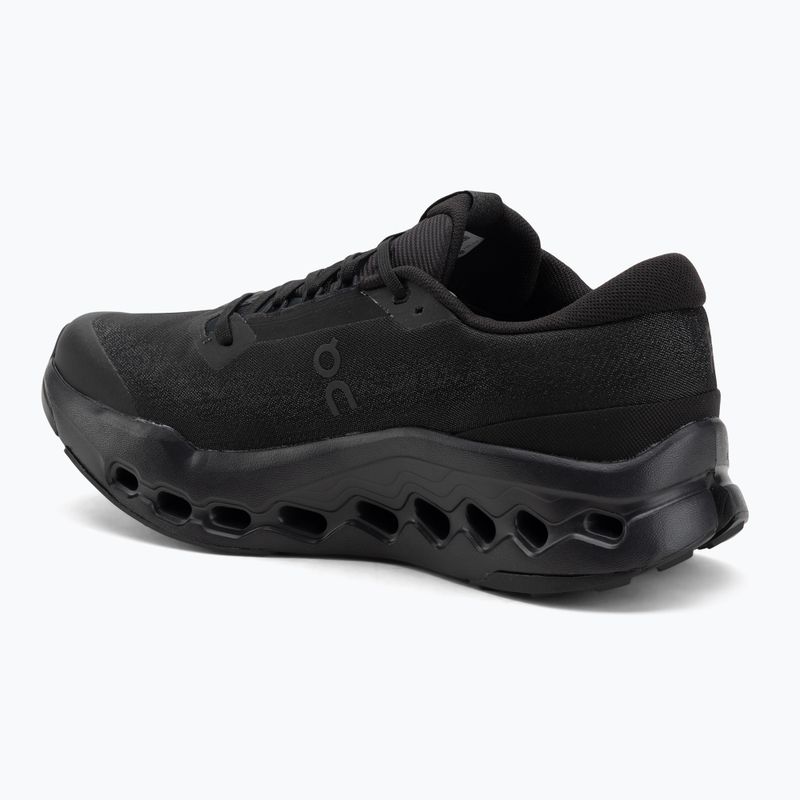 Buty do biegania męskie On Cloudsurfer Trail 2 Waterproof black/black 3