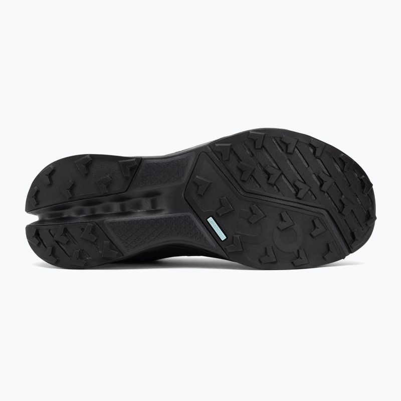 Buty do biegania męskie On Cloudsurfer Trail 2 Waterproof black/black 4