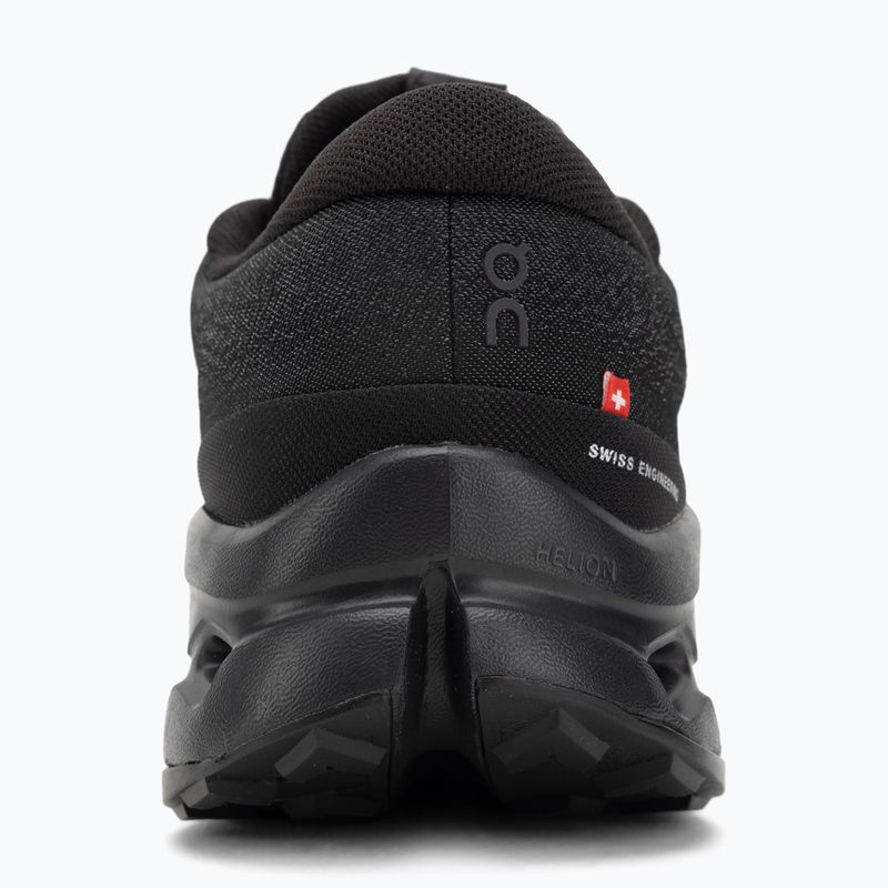 Buty do biegania męskie On Cloudsurfer Trail 2 Waterproof black/black 6