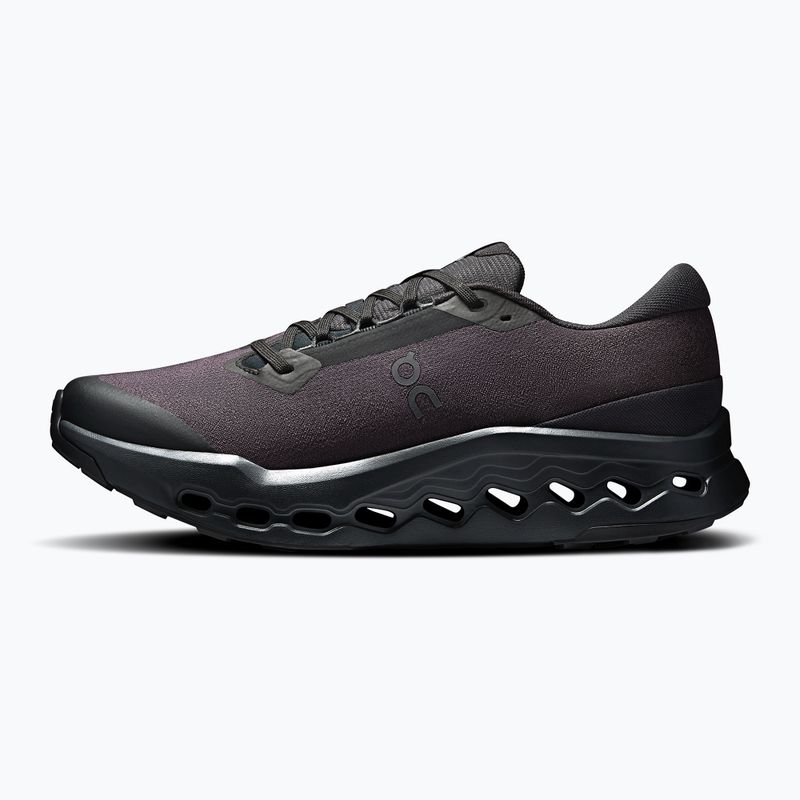 Buty do biegania męskie On Cloudsurfer Trail 2 Waterproof black/black 9