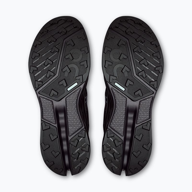 Buty do biegania męskie On Cloudsurfer Trail 2 Waterproof black/black 12