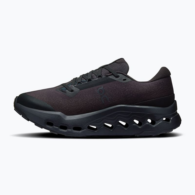 Buty do biegania damskie On Cloudsurfer Trail 2 Waterproof black/black 2