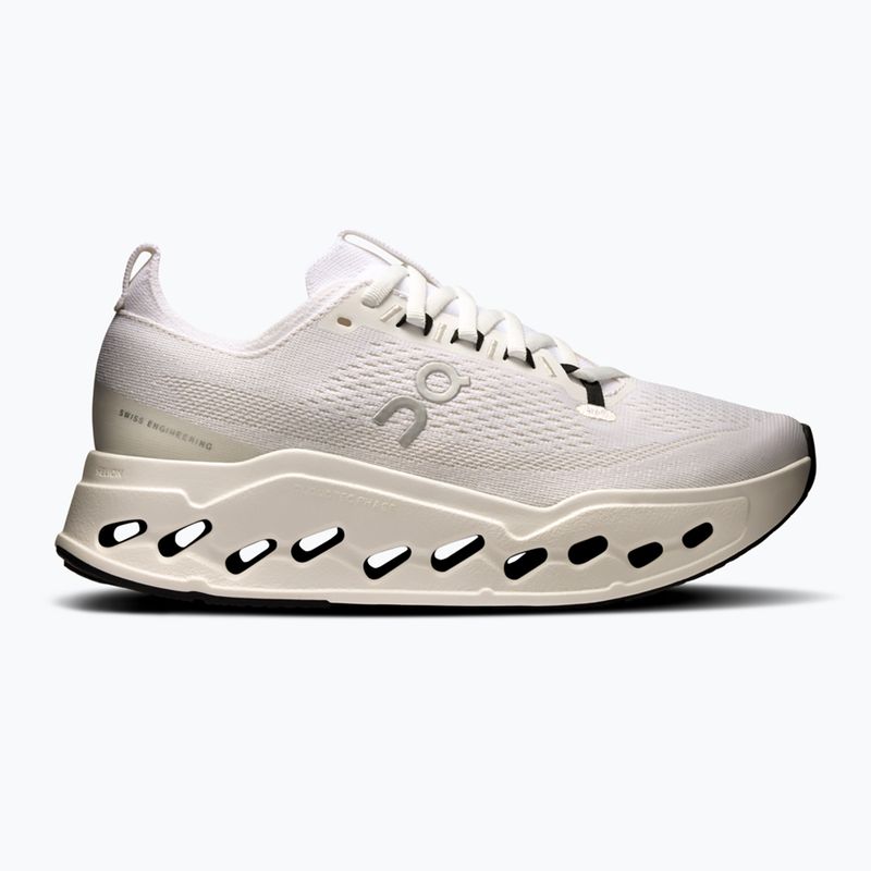 Buty do biegania damskie On Cloudsurfer  Max Wide white/white