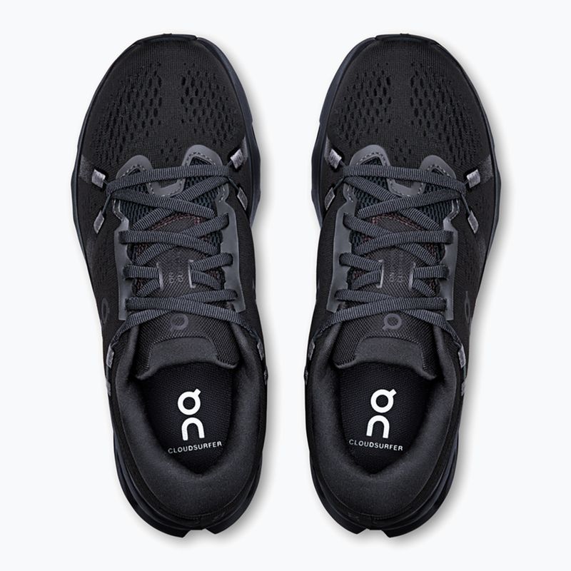 Buty do biegania damskie On Cloudsurfer 2 Wide black/black 6