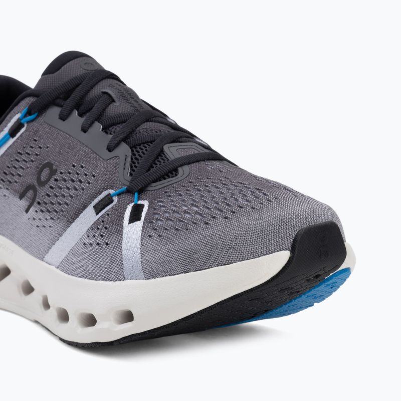 Buty do biegania damskie On Cloudsurfer 2 Wide black/malibu 7