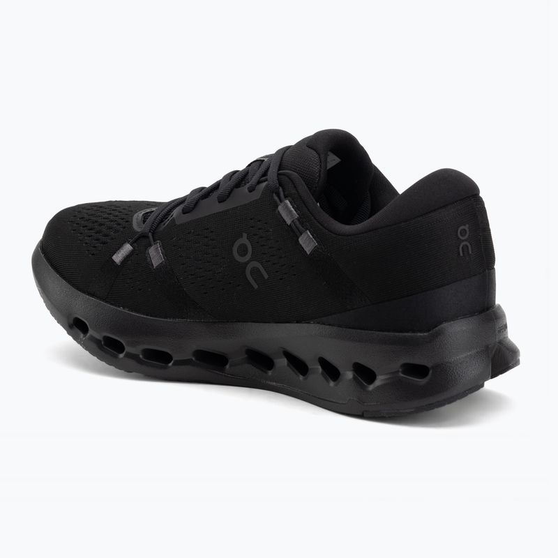 Buty do biegania damskie On Cloudsurfer 2 Wide black/black 3