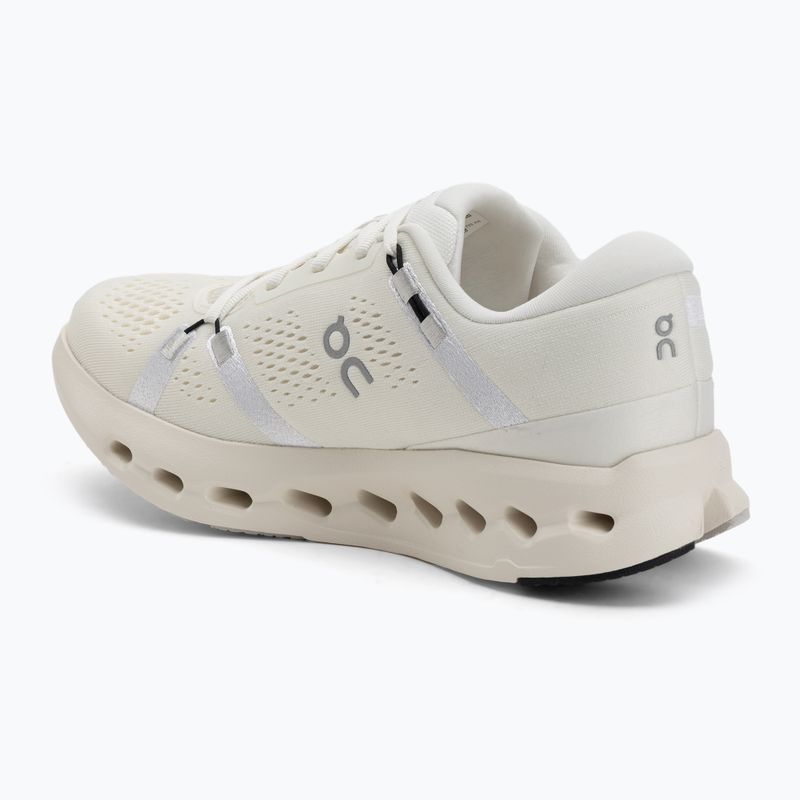 Buty do biegania damskie On Cloudsurfer 2 Wide ivory/ivory 3