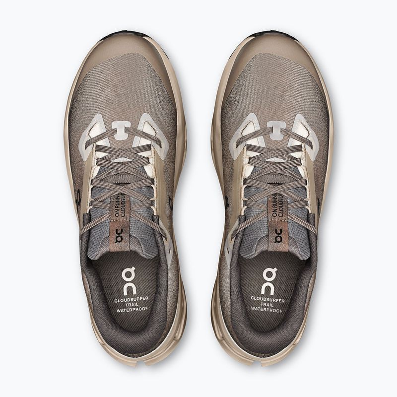 Buty do biegania męskie On Cloudsurfer Trail 2 Waterproof cinder/desert 13