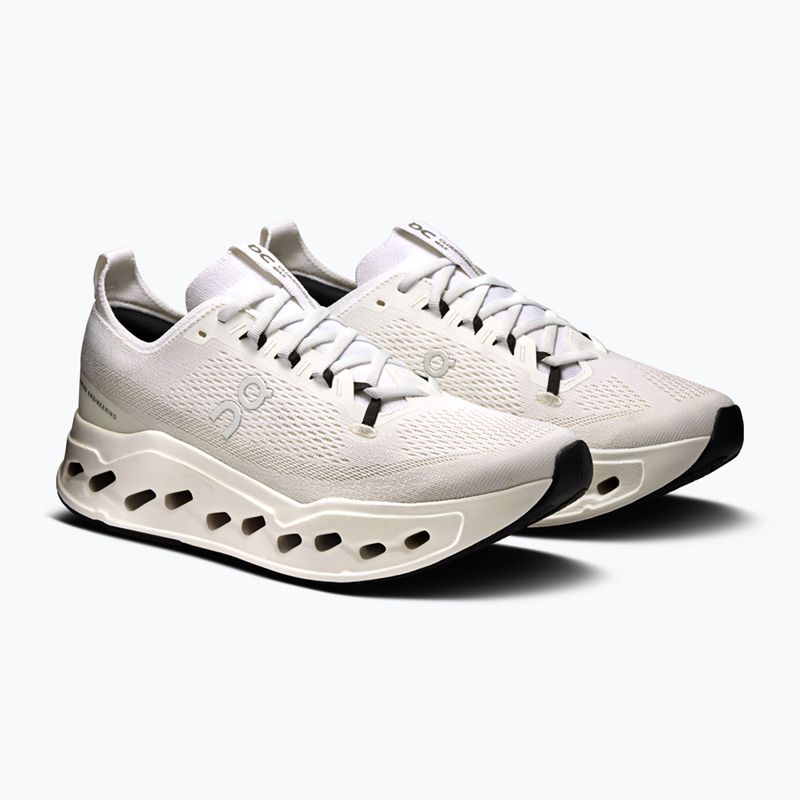 Buty do biegania męskie On Cloudsurfer  Max Wide white/white 10