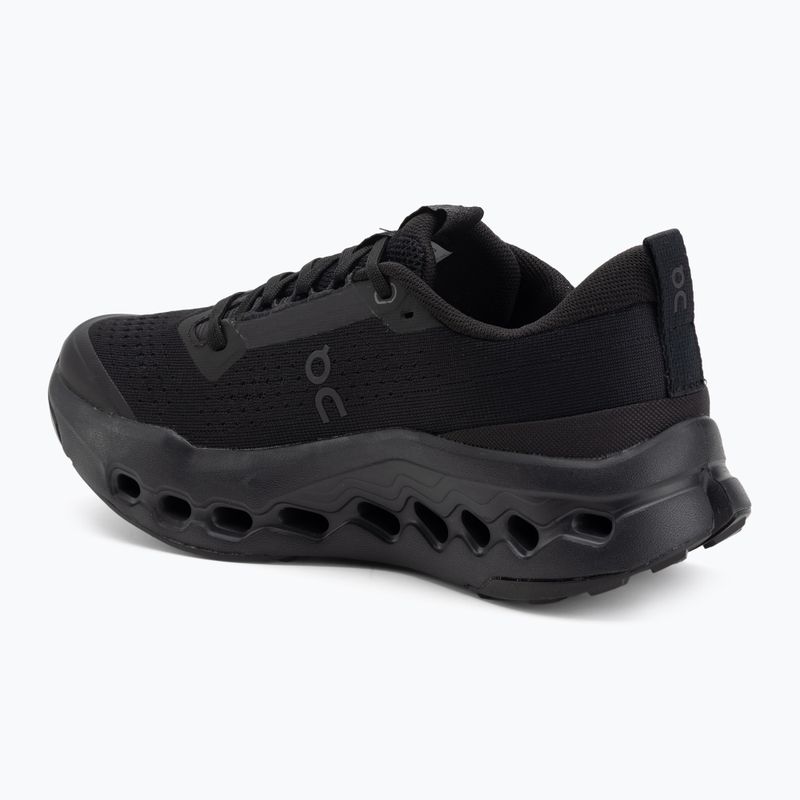 Buty do biegania damskie On Cloudsurfer Trail 2 black/black 3