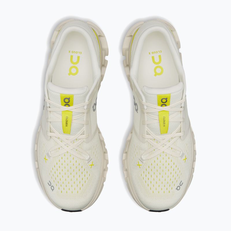 Buty do biegania męskie On Cloud X 4 ivory/lime 6