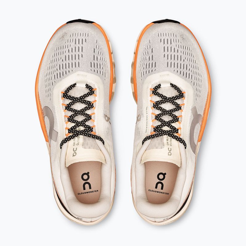 Buty do biegania damskie On Running Cloudmonster 2 ivory/tangerine 6