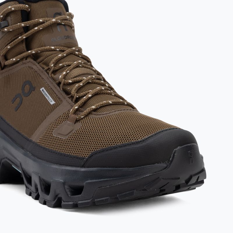 Buty turystyczne męskie On Cloudrock Mid Waterproof earth/black 7