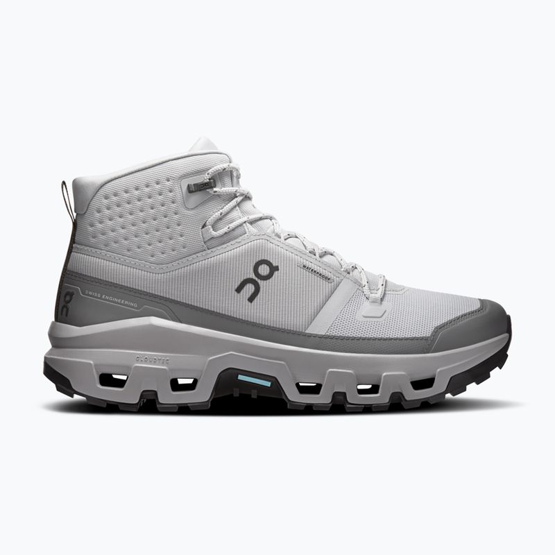 Buty turystyczne męskie On Cloudrock Mid Waterproof glacier/alloy