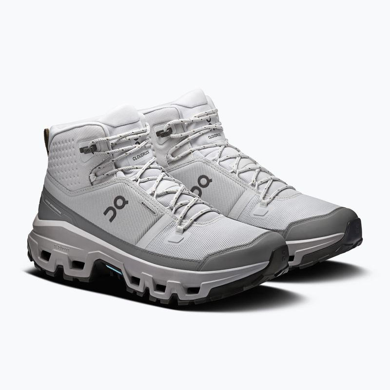 Buty turystyczne męskie On Cloudrock Mid Waterproof glacier/alloy 2