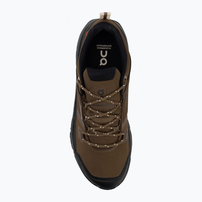 Buty damskie On Cloudrock Low Waterproof earth/black 5