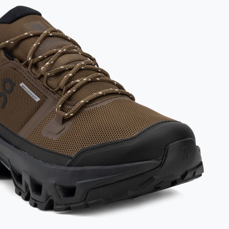 Buty damskie On Cloudrock Low Waterproof earth/black 7