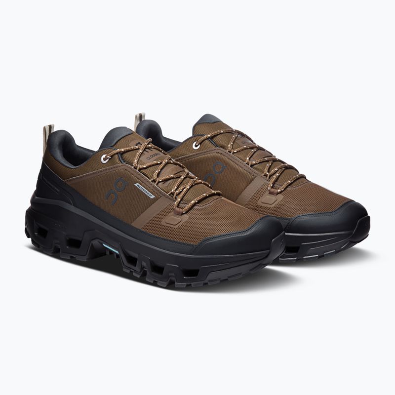 Buty turystyczne męskie On Cloudrock Low Waterproof earth/black 2