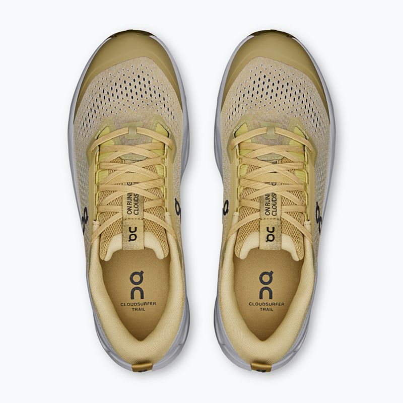 Buty do biegania męskie On Running Cloudsurfer Trail 2 safari/glacier 6