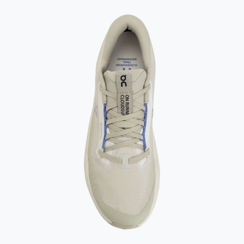 Buty do biegania męskie On Running Cloudsurfer Trail 2 Waterproof ghost/chalk 5