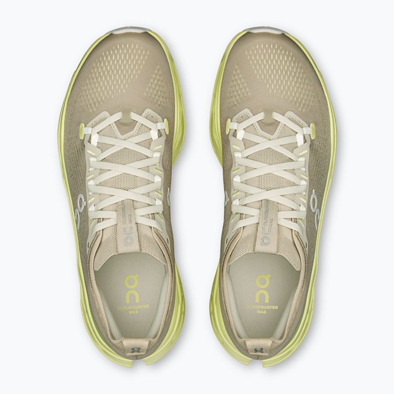 Buty do biegania męskie On Cloudsurfer Max pelican/limelight 4