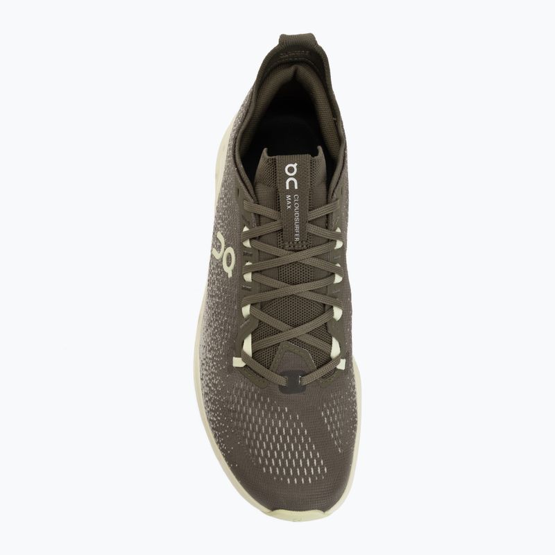 Buty do biegania męskie On Cloudsurfer Max olive/seedling 5