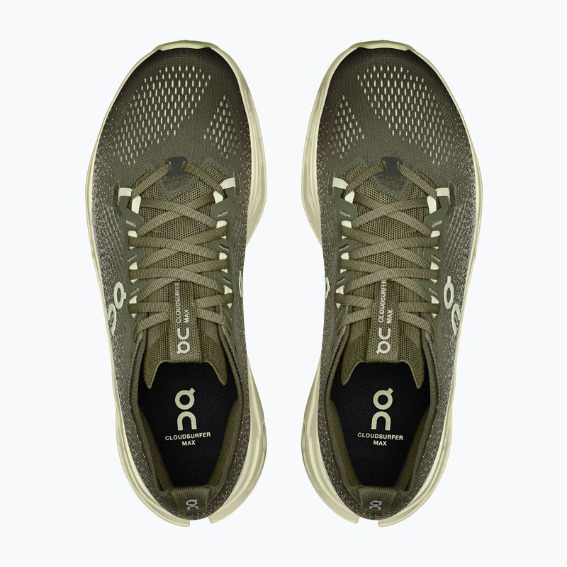 Buty do biegania męskie On Cloudsurfer Max olive/seedling 4
