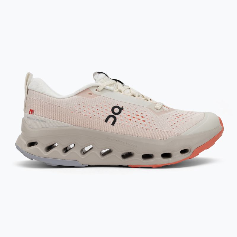 Buty do biegania damskie On Cloudsurfer Trail 2 ivory/salmon 2
