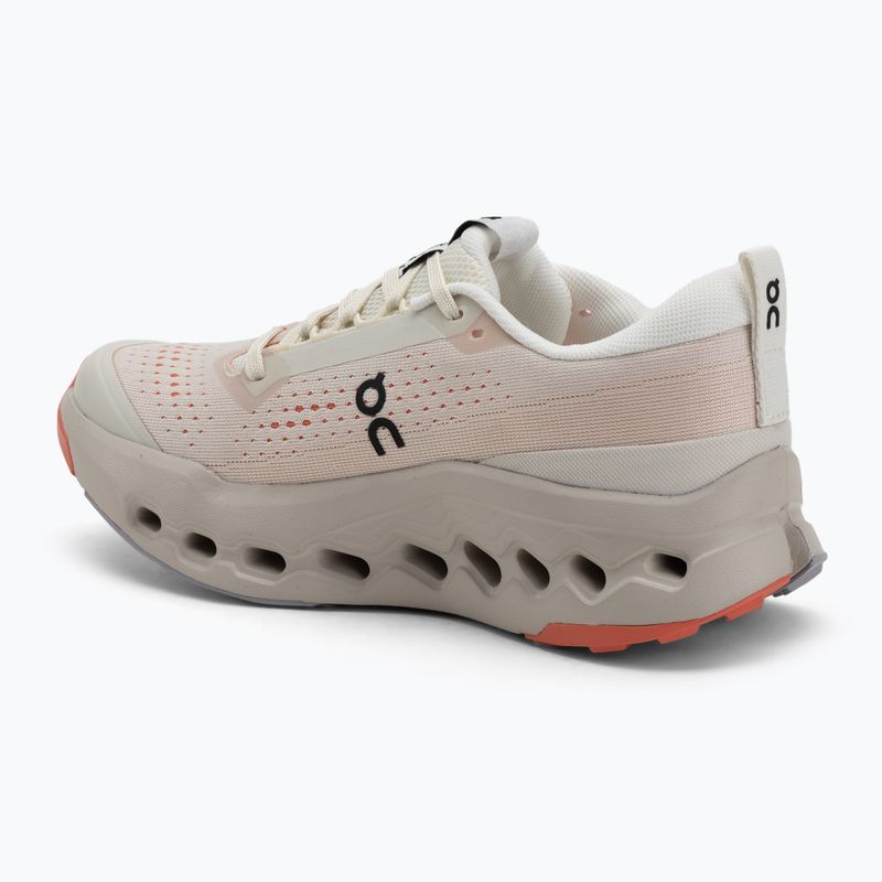 Buty do biegania damskie On Cloudsurfer Trail 2 ivory/salmon 3