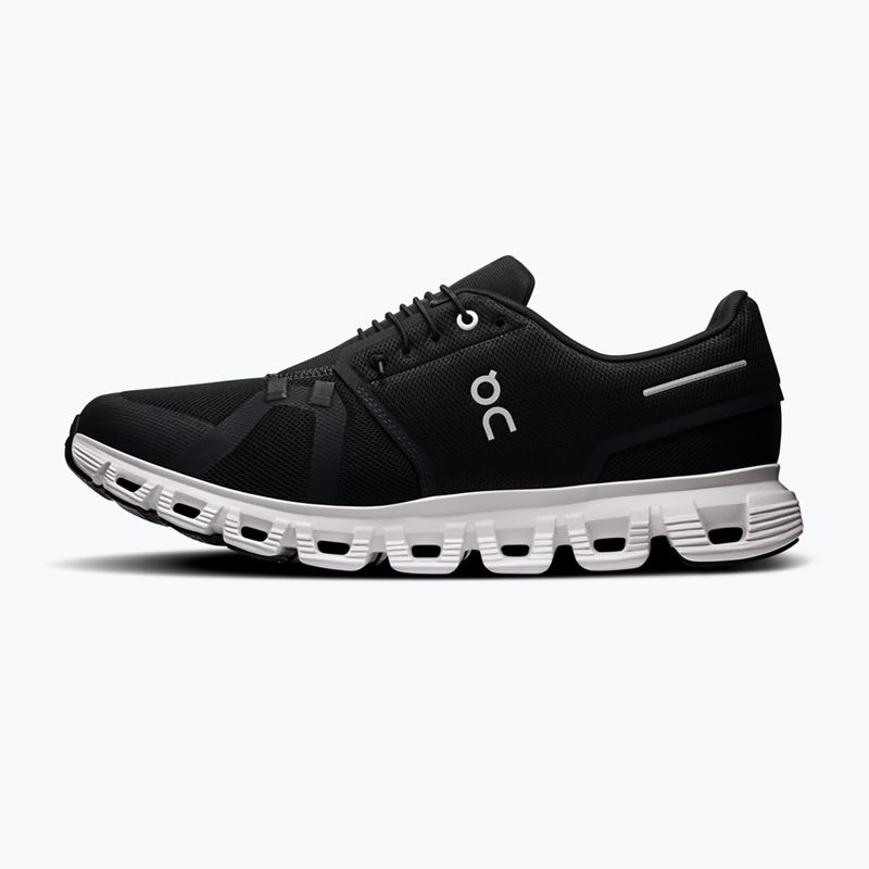 Buty męskie On Cloud 6 Wide black/white 2