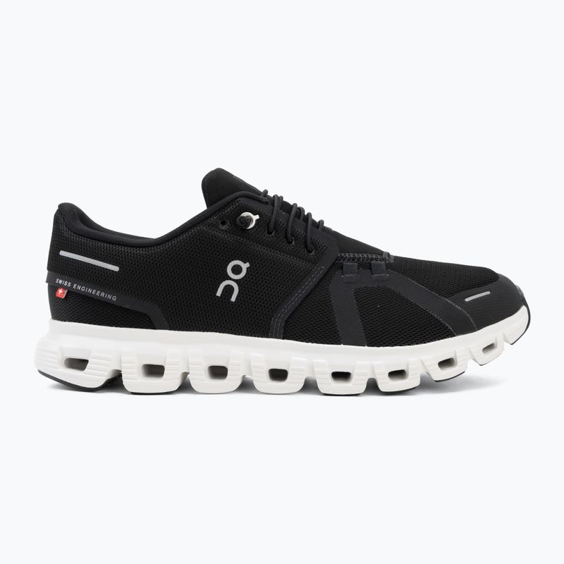 Buty męskie On Cloud 6 Wide black/white 2