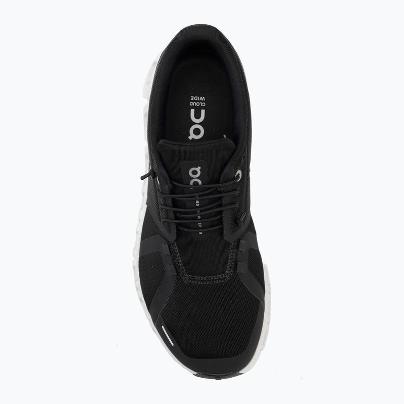 Buty męskie On Cloud 6 Wide black/white 5