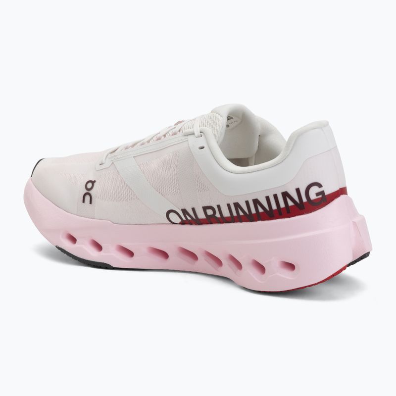 Buty do biegania damskie On Cloudsurfer Next peony/ivory 3