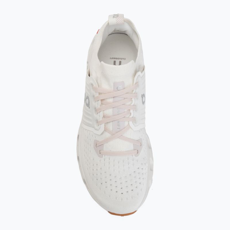 Buty do biegania damskie On Cloudswift 4 white/lily 5
