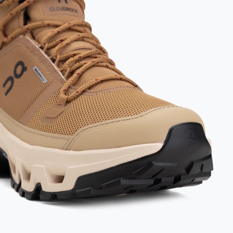 Buty damskie On Cloudrock Mid Waterproof sphinx/sand 7