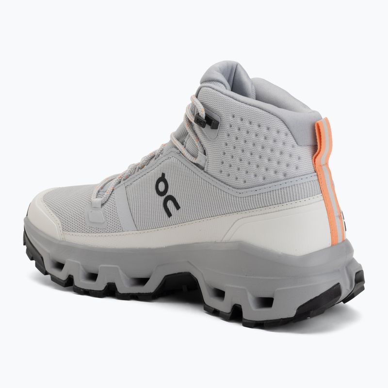 Buty turystyczne damskie On Cloudrock Mid Waterproof glacier/alloy 3