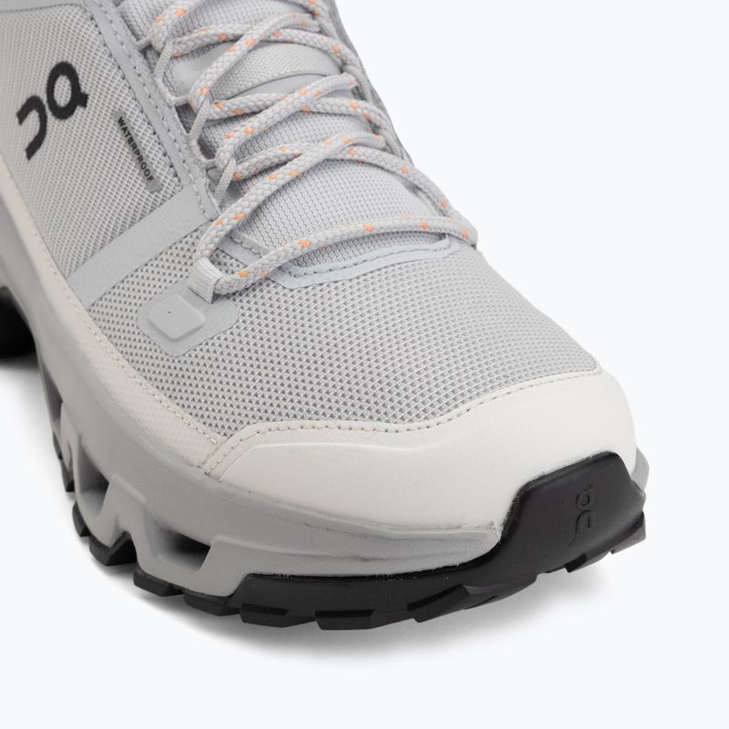 Buty turystyczne damskie On Cloudrock Mid Waterproof glacier/alloy 7