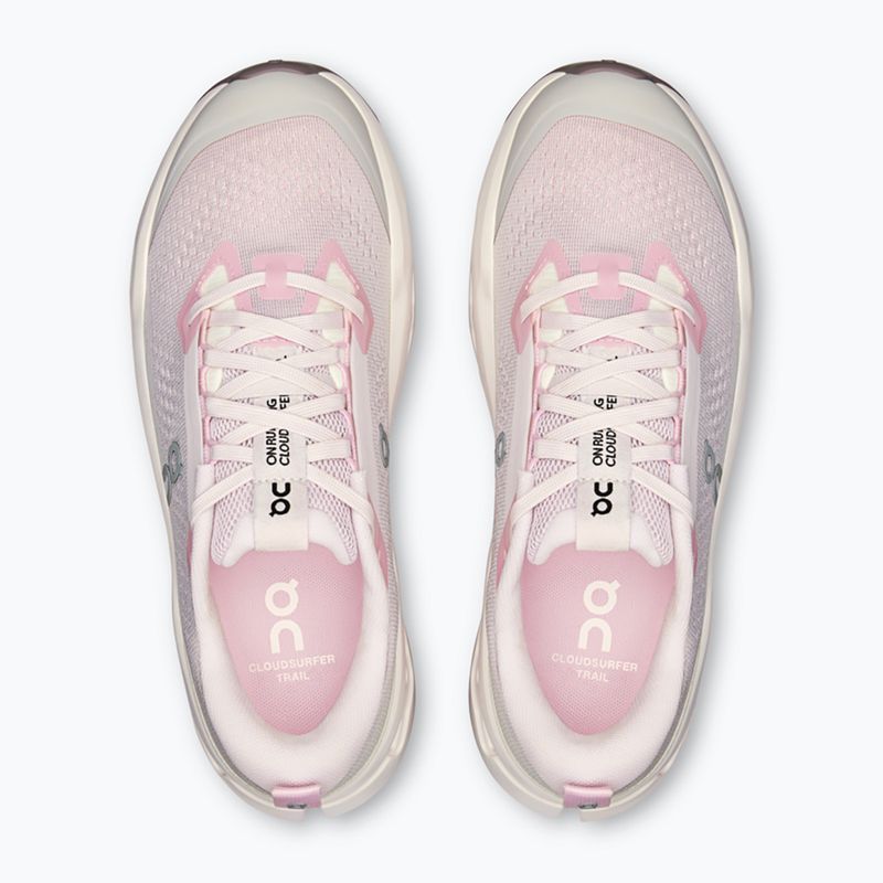 Buty do biegania damskie On Running Cloudsurfer Trail 2 lily/gardenia 6