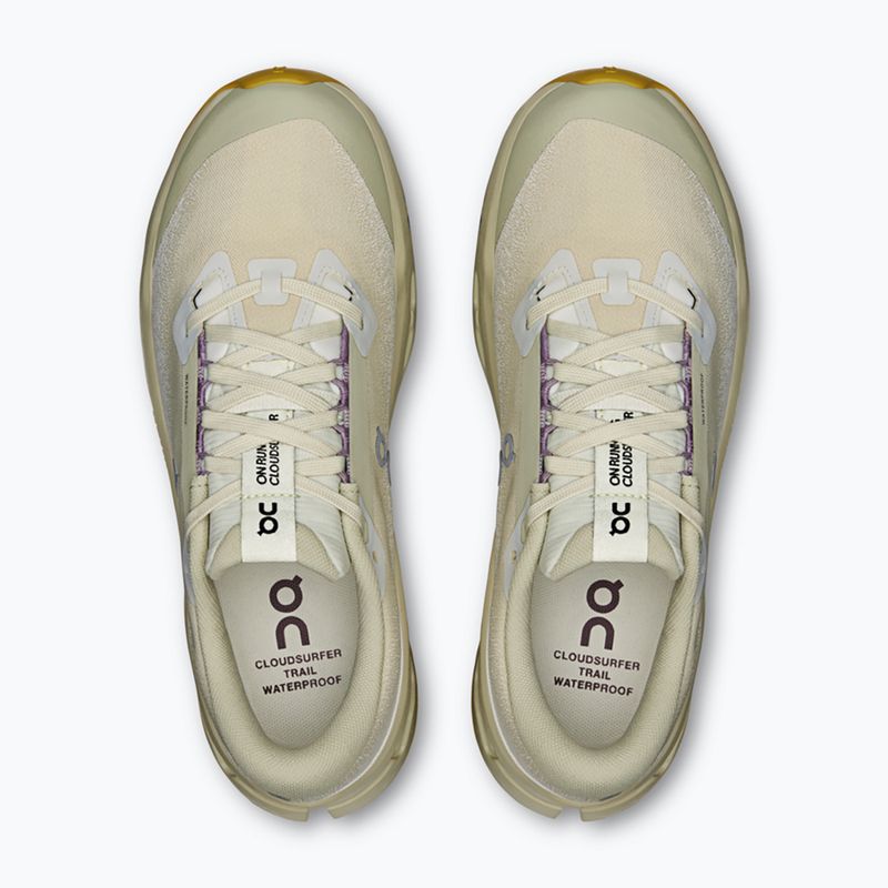 Buty do biegania damskie On Running Cloudsurfer Trail 2 Waterproof ghost/chalk 6