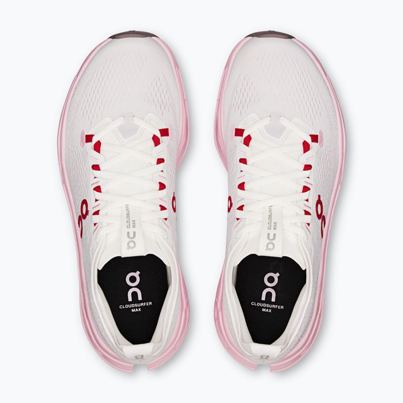 Buty do biegania damskie On Cloudsurfer Max ivory/peony 6