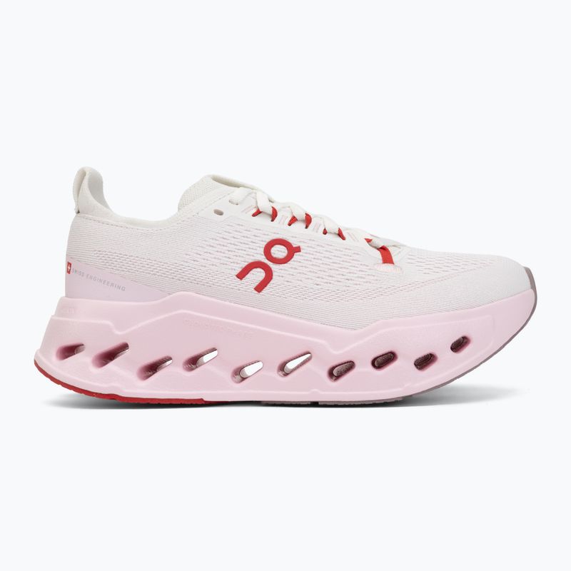 Buty do biegania damskie On Cloudsurfer Max ivory/peony 2