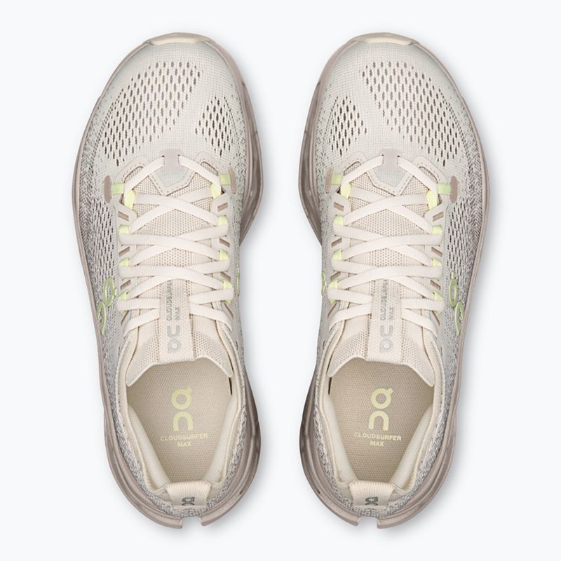 Buty do biegania damskie On Cloudsurfer Max pelican/limelight 4