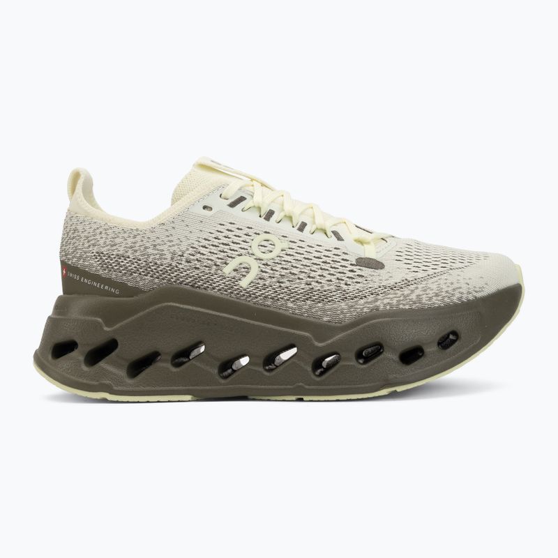 Buty do biegania damskie On Cloudsurfer Max Wide seedling/olive 2