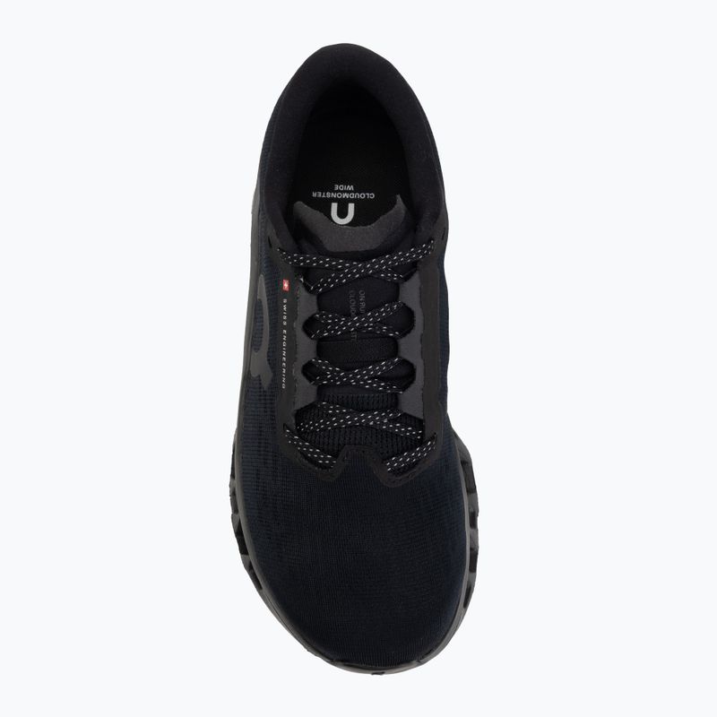 Buty do biegania damskie On Cloudmonster 3 Wide black/black 5