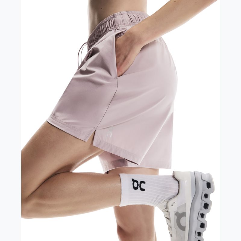 Spodenki do biegania damskie On 5" Core heron 5