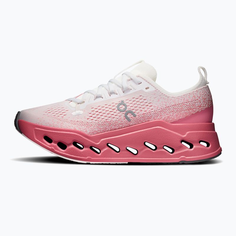 Buty do biegania damskie On Cloudsurfer Max white/camellia 2