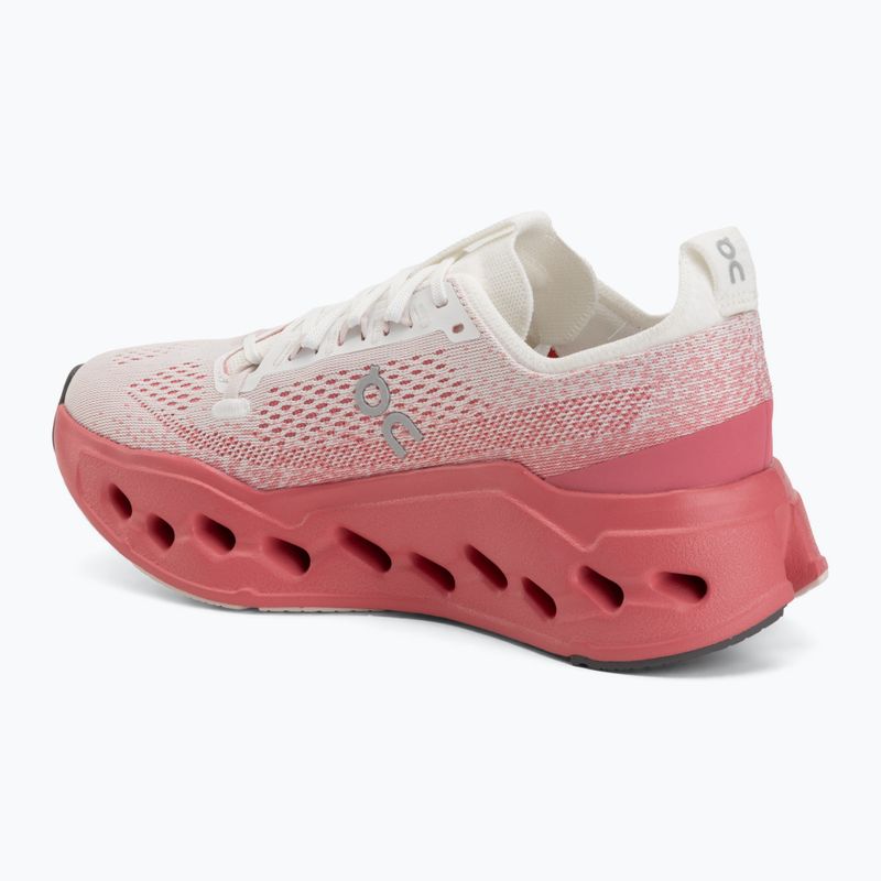 Buty do biegania damskie On Cloudsurfer Max white/camellia 3