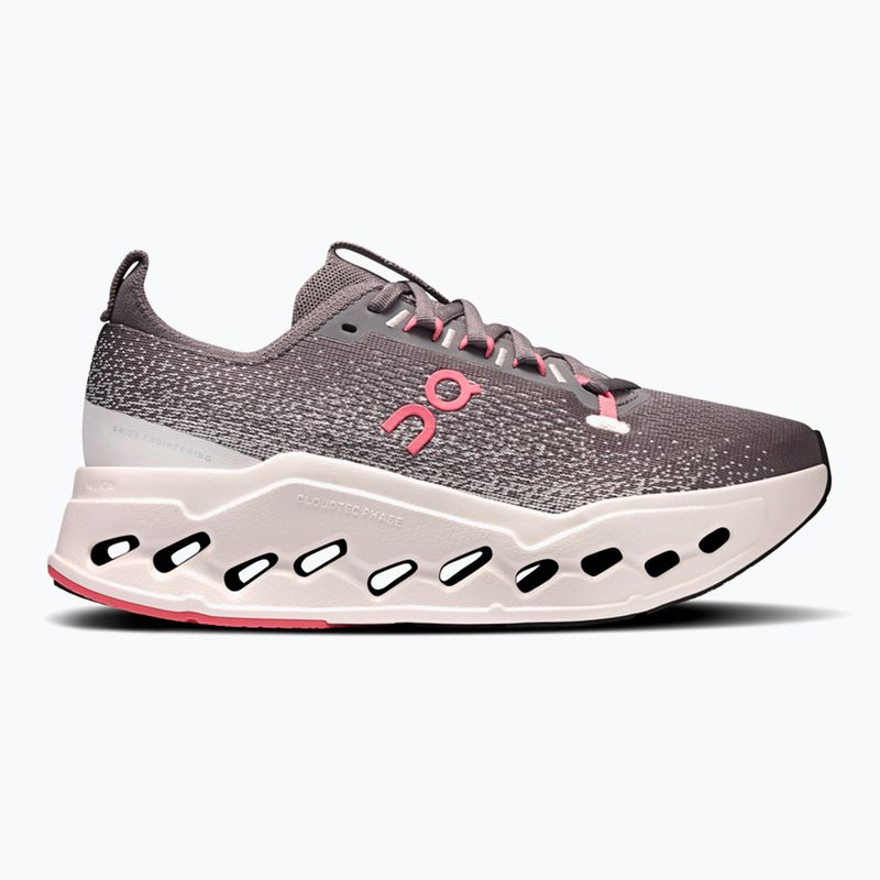 Buty do biegania damskie On Cloudsurfer Max pebble/oyster