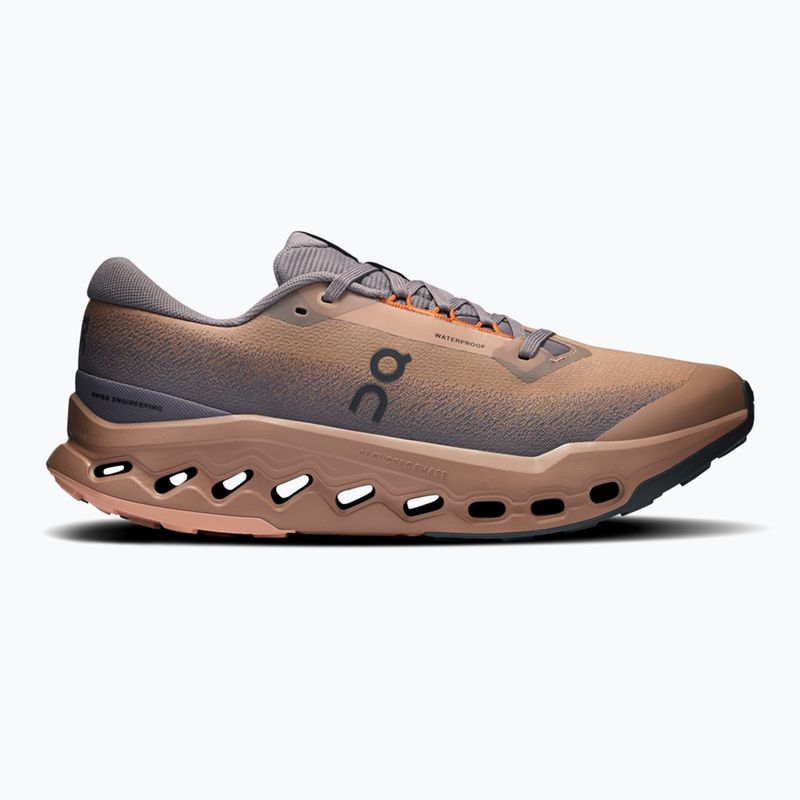 Buty do biegania męskie On Cloudsurfer Trail 2 Waterproof portobello/pebble